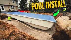 BIG Pool Install + Our New Property! (Running a Landscaping Company Weekly Vlog)