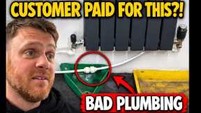 Customer Paid For THIS?! Fixing the Worst Plumbing I’ve Seen in 20 Years
