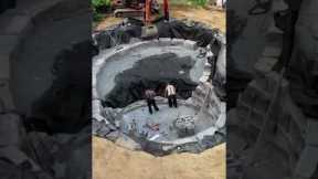 Natural Swimming Pool Build – Boulder + Wall Install