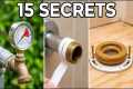 15 Plumbing SECRETS That Will Save