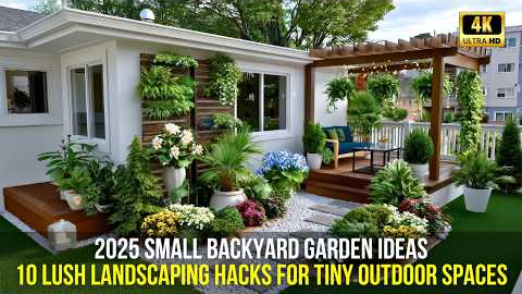 2025 Small Backyard Garden Ideas: 10 Lush Landscaping Hacks for Tiny Outdoor Spaces