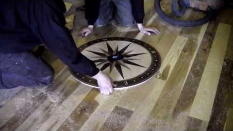 Installing a Wooden Medallion in a Hardwood Floor