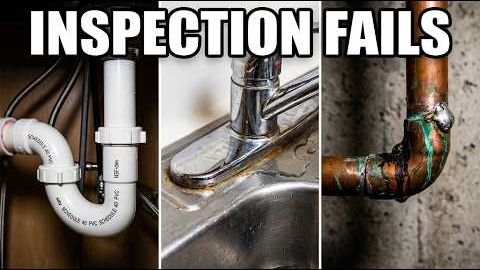 10 Plumbing Mistakes That Will Make You FAIL a Home Inspection - Are YOU Making These?