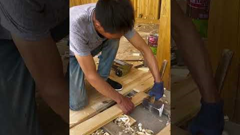 Wood floor paving technology