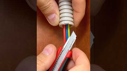 Excellent method of connecting PVC pipes for electrical wiring #diy #tips #electrician