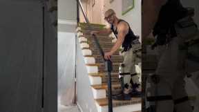 Bomb proof newel posts. #diy #remodeling #homeimprovement #carpenter #carpentry #construction