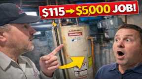 BACKFLOW ANNUAL TEST CONVERTS INTO PLUMBING MAINTENANCE SIGN UP AND WATER HEATER REPLACEMENT