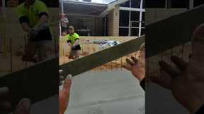 Pouring Pool Floor! Walls to come up next! #pool #concrete #pump #landscape #swimmingpool #australia