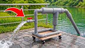 Never Buy a Water Pump Again! A 65-Year-Old Plumber Made His Own Water Pump Using PVC Pipes|Update 2