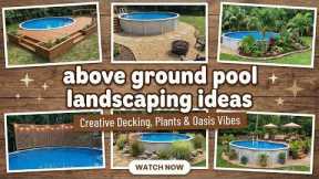 Above Ground Pool Landscaping Ideas 2026 🏊 Stylish & Private Backyard