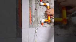 Repair process of wall water pipe damage- Good tools and machinery make work easy