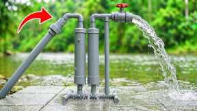 Never Buy a Water Pump Again! A 65-Year-Old Plumber Made His Own Water Pump Using PVC Pipes | Easy