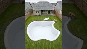 I Built a Giant Apple-Shaped Pool in My Backyard