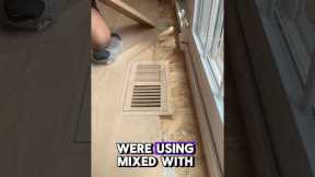 Proper way to Install Wide Plank floors 👍🏽 #flooringexperts #woodworking #tips #construction #fyp