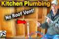 How to Rough-In Kitchen Sink Plumbing 