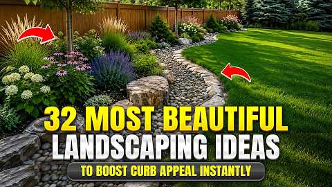 32 Most Beautiful Landscaping Ideas for Stunning Curb Appeal