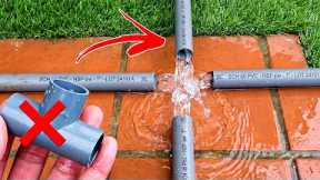 Why Didn’t I Know This Before 50? Genius Water Pipe Splitter Trick!