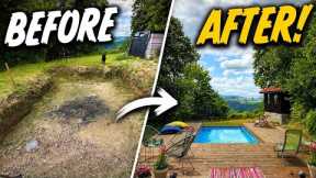 Our DIY LUXURY Infinity Pool is COMPLETE! All for UNDER 2000€