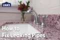 How to Fix Leaking Pipes: Video Guide