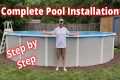 How to install an above ground pool.